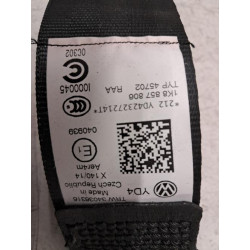 Ceinture arriere gauche - VOLKSWAGEN - SCIROCCO 3 PHASE 2 COUPE