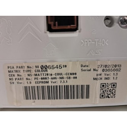 Compteur - PEUGEOT - 208 1 PHASE 1