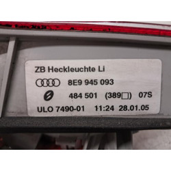 Feu arriere secondaire gauche (feux) - AUDI - A4 2 AVANT PHASE 2 BREAK
