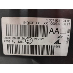 Optique avant principal gauche (feux)(phare) - RENAULT - MEGANE 3 PHASE 1 COUPE