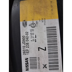 Optique avant principal droit (feux)(phare) - NISSAN - QASHQAI 1 PHASE 1