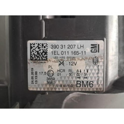 Optique avant principal gauche (feux)(phare) - OPEL - INSIGNIA 1 PHASE 2