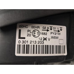 Optique avant principal gauche (feux)(phare) - PEUGEOT - 407 PHASE 1