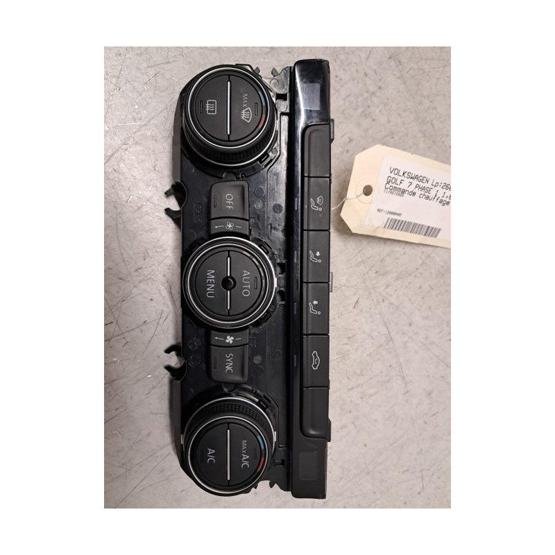 Commande chauffage - VOLKSWAGEN - GOLF 7 PHASE 1
