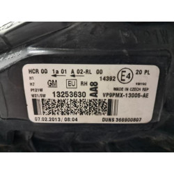 Optique avant principal droit (feux)(phare) - OPEL - MERIVA B PHASE 1