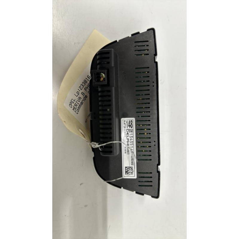 Commande chauffage - OPEL - MERIVA B PHASE 2