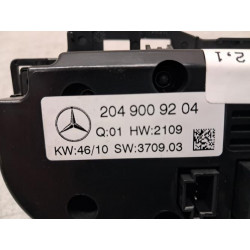 Commande chauffage - MERCEDES - CLASSE C 204 PHASE 1