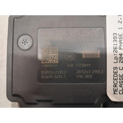 Bloc ABS (freins anti-blocage) - MERCEDES - CLASSE C 204 PHASE 1