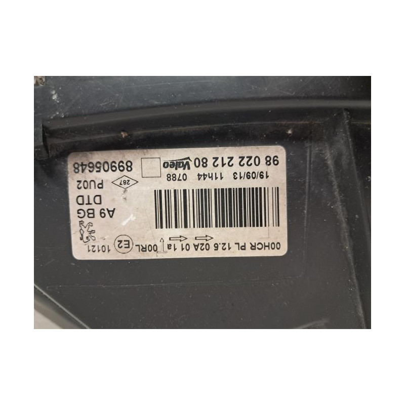 Optique avant principal droit (feux)(phare) - PEUGEOT - 208 1 PHASE 2