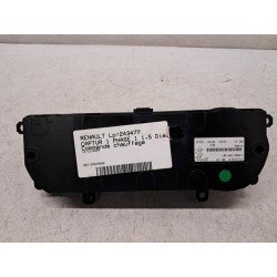 Commande chauffage - RENAULT - CAPTUR 1 PHASE 1