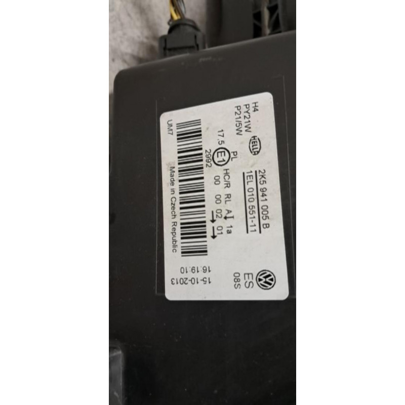 Optique avant principal gauche (feux)(phare) - VOLKSWAGEN - CADDY 3 PHASE 2